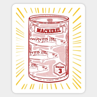 Tin of mackerel Sticker